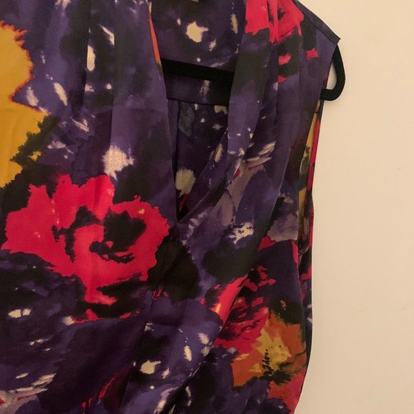 Kasper, floral sleeveless blouse - Picture 4 of 5